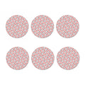 Cute Rat Pattern Print Coaster Set