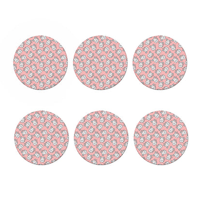 Cute Rat Pattern Print Coaster Set