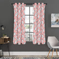 Cute Rat Pattern Print Grommet Curtain Panels