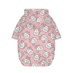 Cute Rat Pattern Print Dog Zip Up Hoodie