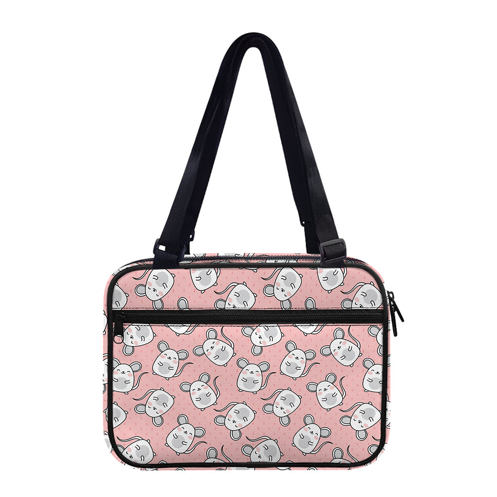 Cute Rat Pattern Print Double Strap Bible Bag