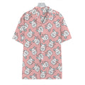 Cute Rat Pattern Print Hawaiian Shirt