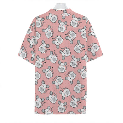 Cute Rat Pattern Print Hawaiian Shirt