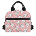 Cute Rat Pattern Print Insulated Lunch Bag