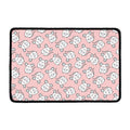 Cute Rat Pattern Print Kitchen Mat