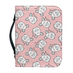 Cute Rat Pattern Print Leather Bible Cover