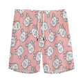 Cute Rat Pattern Print Men's Athletic Shorts