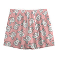 Cute Rat Pattern Print Mesh Shorts