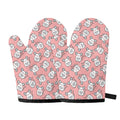 Cute Rat Pattern Print Oven Mitts