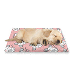 Cute Rat Pattern Print Pet Cooling Mat Cover