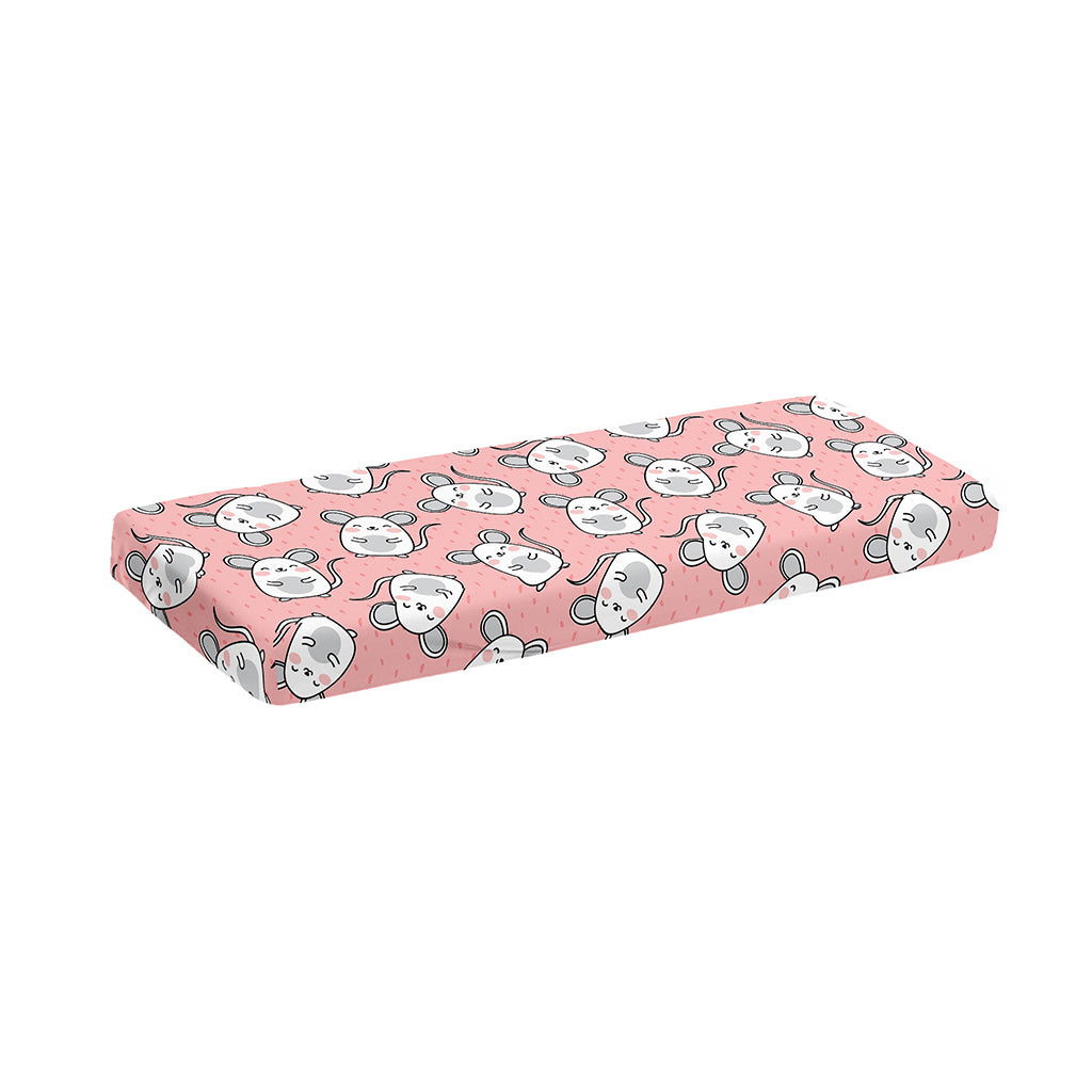 Cute Rat Pattern Print Piano Keyboard Cover
