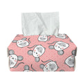 Cute Rat Pattern Print Rectangle Tissue Box Cover