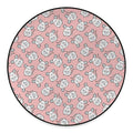 Cute Rat Pattern Print Round Floor Mat