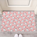 Cute Rat Pattern Print Rubber Doormat