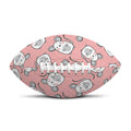 Cute Rat Pattern Print Rugby Ball