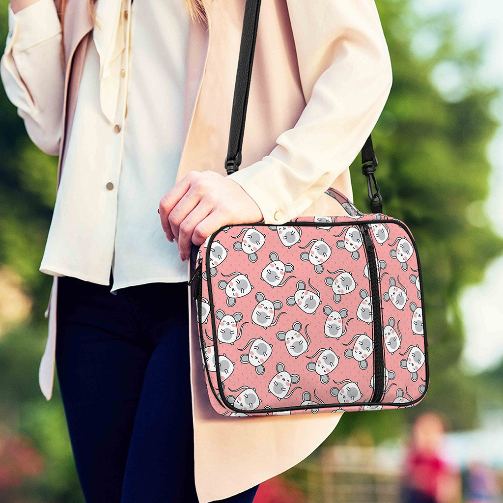 Cute Rat Pattern Print Shoulder Strap Bible Bag