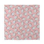 Cute Rat Pattern Print Silk Bandana