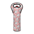 Cute Rat Pattern Print Single Neoprene Wine Tote