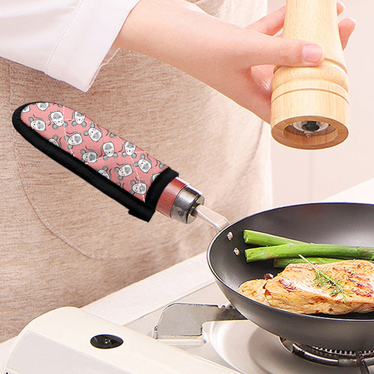 Cute Rat Pattern Print Skillet Handle Cover