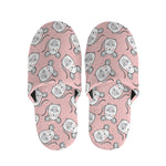 Cute Rat Pattern Print Slippers