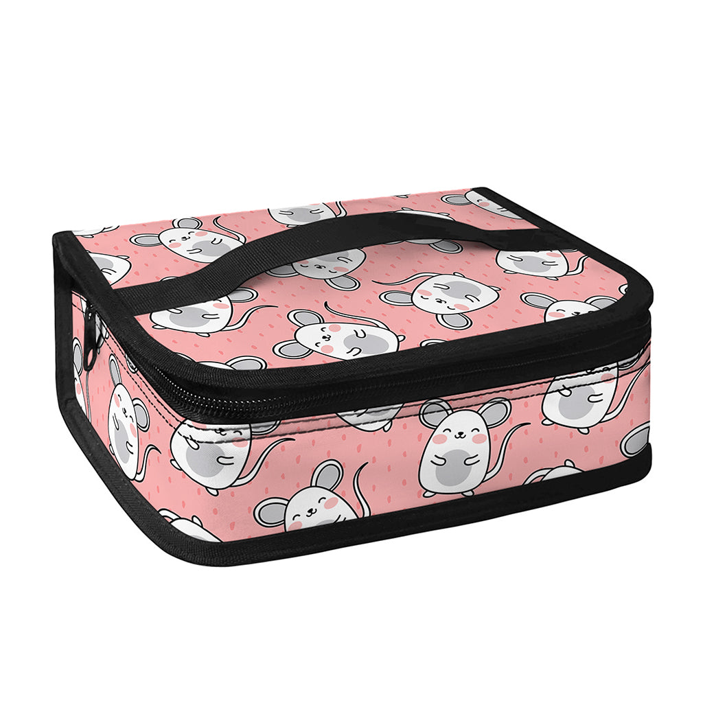 Cute Rat Pattern Print Small Lunch Bag