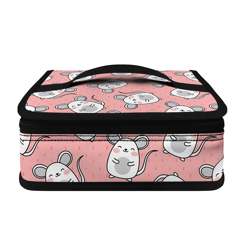 Cute Rat Pattern Print Small Lunch Bag