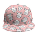 Cute Rat Pattern Print Snapback Cap