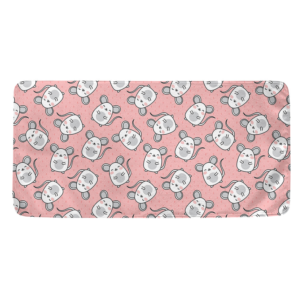 Cute Rat Pattern Print Towel