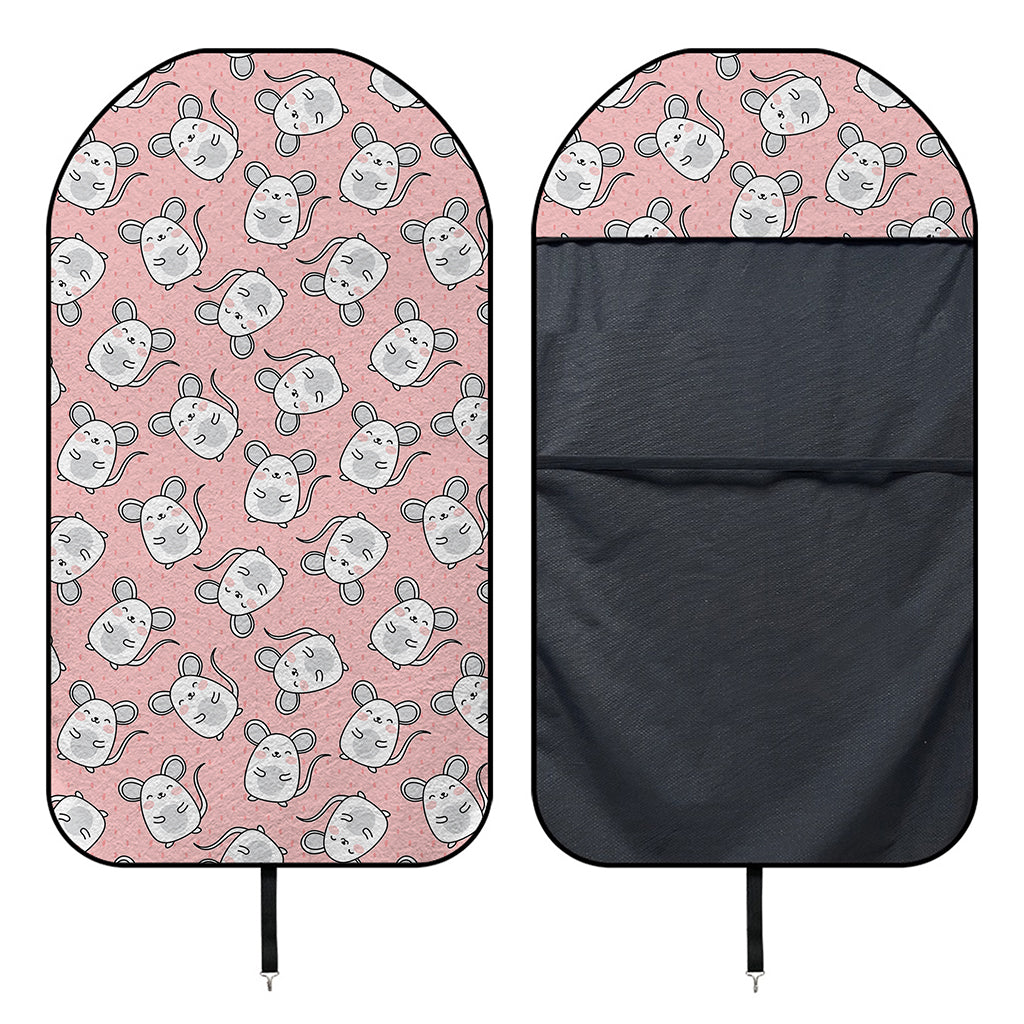 Cute Rat Pattern Print Waterproof Car Seat Cover