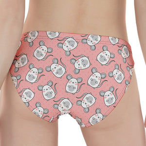 Cute Rat Pattern Print Women's Panties