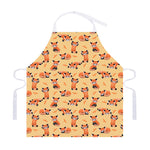 Cute Red Panda And Bamboo Pattern Print Adjustable Apron