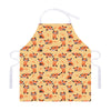 Cute Red Panda And Bamboo Pattern Print Adjustable Apron