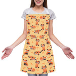 Cute Red Panda And Bamboo Pattern Print Adjustable Apron