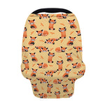 Cute Red Panda And Bamboo Pattern Print Baby Seat Cover