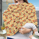 Cute Red Panda And Bamboo Pattern Print Baby Seat Cover