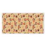 Cute Red Panda And Bamboo Pattern Print Beach Towel