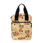 Cute Red Panda And Bamboo Pattern Print Bible Tote Bag