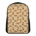 Cute Red Panda And Bamboo Pattern Print Casual Backpack