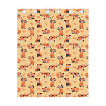 Cute Red Panda And Bamboo Pattern Print Curtain