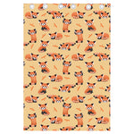 Cute Red Panda And Bamboo Pattern Print Curtain