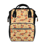 Cute Red Panda And Bamboo Pattern Print Diaper Bag