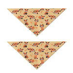 Cute Red Panda And Bamboo Pattern Print Dog Bandana