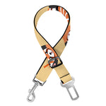 Cute Red Panda And Bamboo Pattern Print Dog Seat Belt