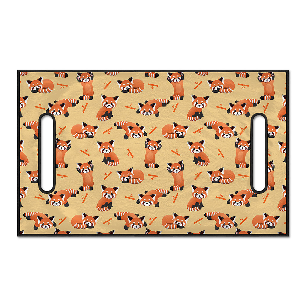 Cute Red Panda And Bamboo Pattern Print Golf Cart Seat Cover