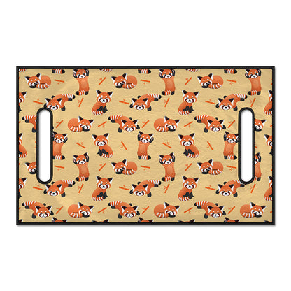 Cute Red Panda And Bamboo Pattern Print Golf Cart Seat Cover