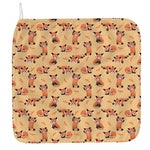 Cute Red Panda And Bamboo Pattern Print Hand Towel