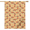 Cute Red Panda And Bamboo Pattern Print House Flag