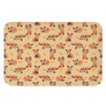 Cute Red Panda And Bamboo Pattern Print Indoor Door Mat