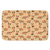 Cute Red Panda And Bamboo Pattern Print Indoor Door Mat