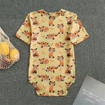 Cute Red Panda And Bamboo Pattern Print Men's Bodysuit